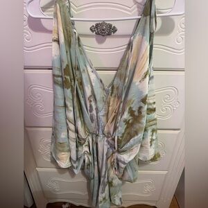 Multi colored romper